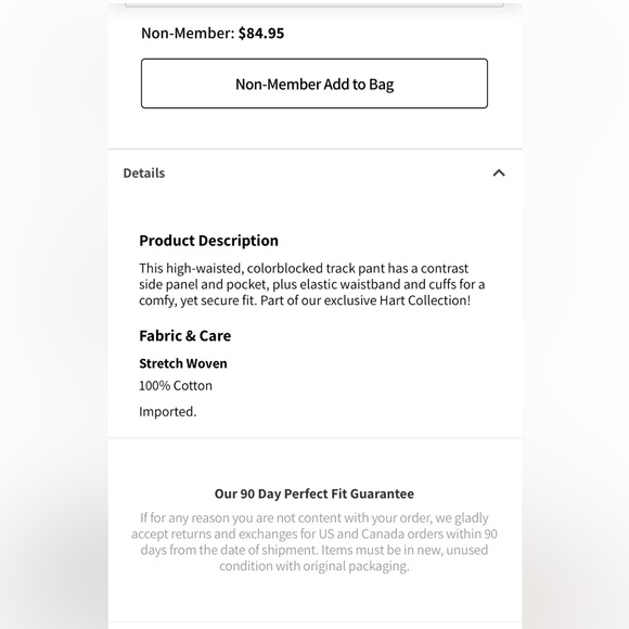 Fabletics Jaylee Color Block Track Pant - Picture 4 of 7
